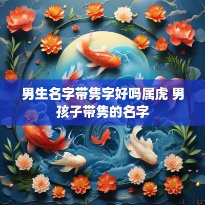 男生名字带隽字好吗属虎 男孩子带隽的名字