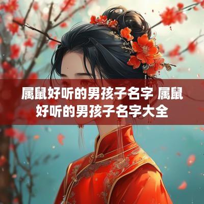 属鼠好听的男孩子名字 属鼠好听的男孩子名字大全
