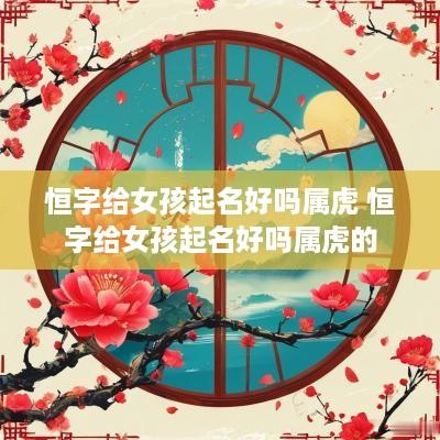 恒字给女孩起名好吗属虎 恒字给女孩起名好吗属虎的