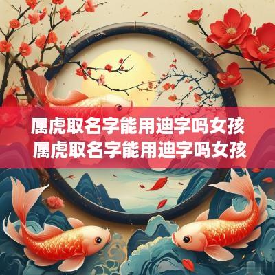 属虎取名字能用迪字吗女孩 属虎取名字能用迪字吗女孩子