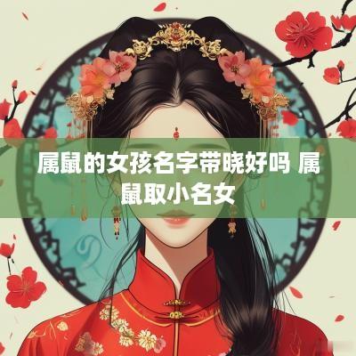 属鼠的女孩名字带晓好吗 属鼠取小名女