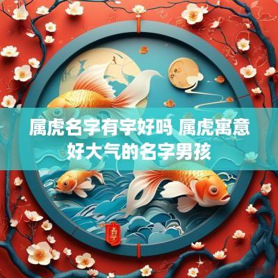 属虎名字有宇好吗 属虎寓意好大气的名字男孩