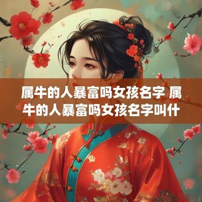 属牛的人暴富吗女孩名字 属牛的人暴富吗女孩名字叫什么