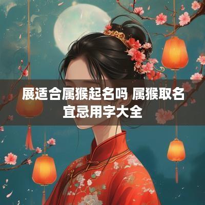 展适合属猴起名吗 属猴取名宜忌用字大全