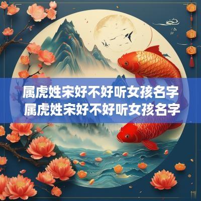 属虎姓宋好不好听女孩名字 属虎姓宋好不好听女孩名字大全