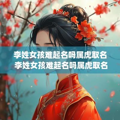 李姓女孩难起名吗属虎取名 李姓女孩难起名吗属虎取名大全