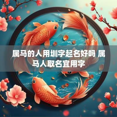 属马的人用圳字起名好吗 属马人取名宜用字