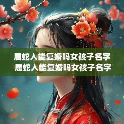 属蛇人能复婚吗女孩子名字 属蛇人能复婚吗女孩子名字怎么取