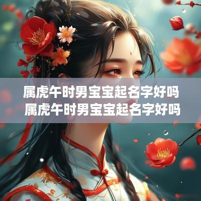 属虎午时男宝宝起名字好吗 属虎午时男宝宝起名字好吗