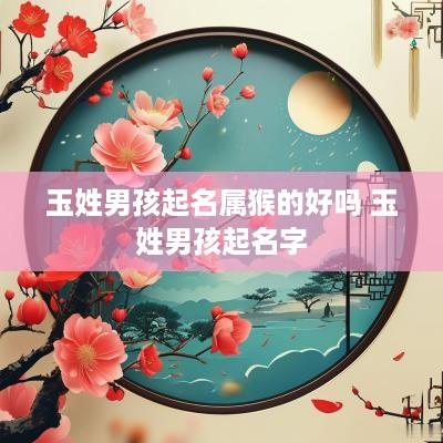 玉姓男孩起名属猴的好吗 玉姓男孩起名字