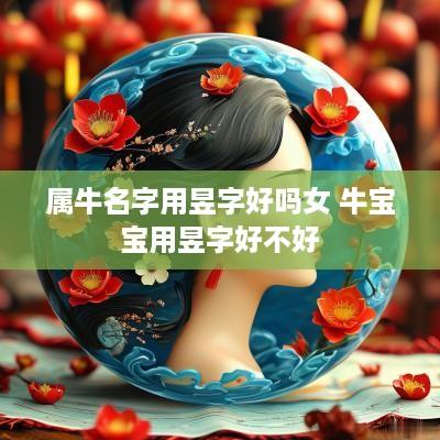 属牛名字用昱字好吗女 牛宝宝用昱字好不好