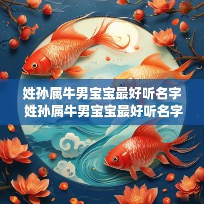 姓孙属牛男宝宝最好听名字 姓孙属牛男宝宝最好听名字有哪些