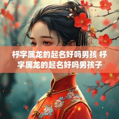 杼字属龙的起名好吗男孩 杼字属龙的起名好吗男孩子