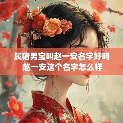 属猪男宝叫赵一安名字好吗 赵一安这个名字怎么样