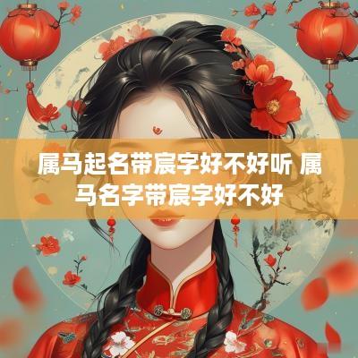属马起名带宸字好不好听 属马名字带宸字好不好