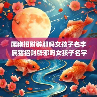 属猪招财辟邪吗女孩子名字 属猪招财辟邪吗女孩子名字怎么取