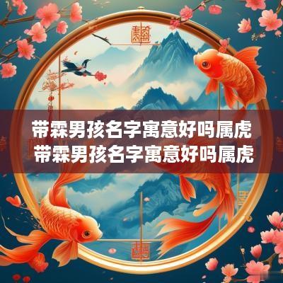 带霖男孩名字寓意好吗属虎 带霖男孩名字寓意好吗属虎的