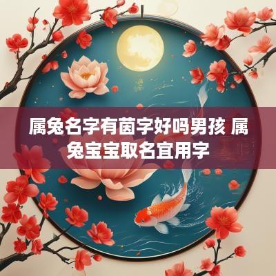 属兔名字有茵字好吗男孩 属兔宝宝取名宜用字