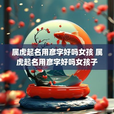 属虎起名用彦字好吗女孩 属虎起名用彦字好吗女孩子