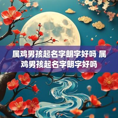 属鸡男孩起名字朗字好吗 属鸡男孩起名字朗字好吗