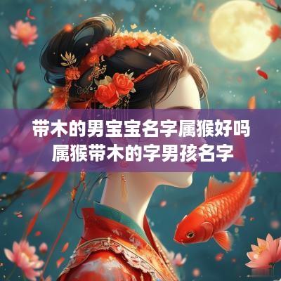 带木的男宝宝名字属猴好吗 属猴带木的字男孩名字