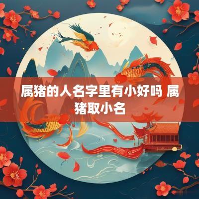 属猪的人名字里有小好吗 属猪取小名