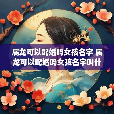 属龙可以配婚吗女孩名字 属龙可以配婚吗女孩名字叫什么