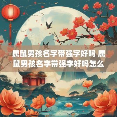 属鼠男孩名字带强字好吗 属鼠男孩名字带强字好吗怎么取