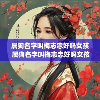 属狗名字叫梅志忠好吗女孩 属狗名字叫梅志忠好吗女孩子
