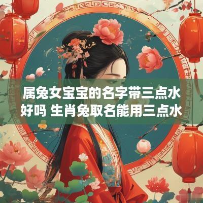 属兔女宝宝的名字带三点水好吗 生肖兔取名能用三点水吗