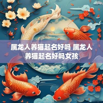 属龙人养猫起名好吗 属龙人养猫起名好吗女孩