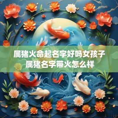 属猪火命起名字好吗女孩子 属猪名字带火怎么样
