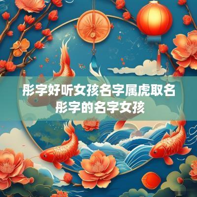 彤字好听女孩名字属虎取名 彤字的名字女孩