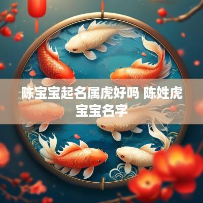 陈宝宝起名属虎好吗 陈姓虎宝宝名字
