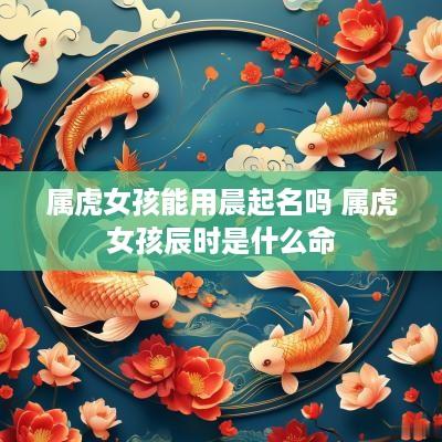 属虎女孩能用晨起名吗 属虎女孩辰时是什么命