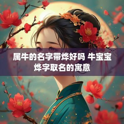 属牛的名字带烨好吗 牛宝宝烨字取名的寓意