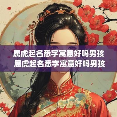 属虎起名悉字寓意好吗男孩 属虎起名悉字寓意好吗男孩子