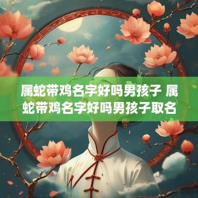 属蛇带鸡名字好吗男孩子 属蛇带鸡名字好吗男孩子取名