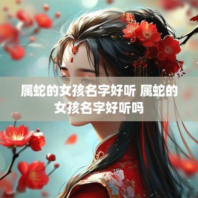 属蛇的女孩名字好听 属蛇的女孩名字好听吗