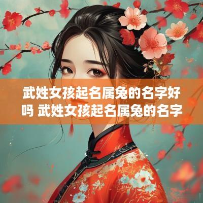 武姓女孩起名属兔的名字好吗 武姓女孩起名属兔的名字好吗