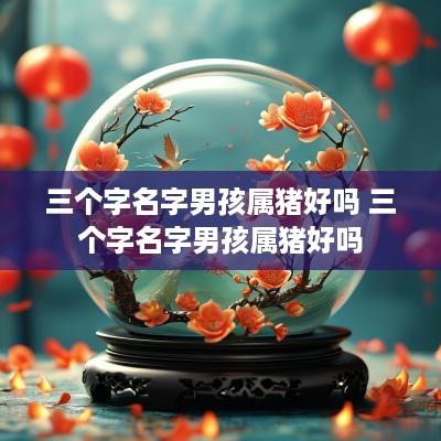 三个字名字男孩属猪好吗 三个字名字男孩属猪好吗