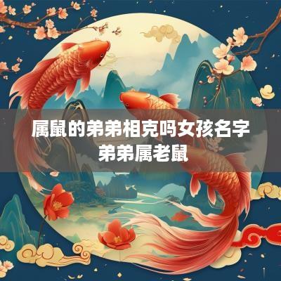 属鼠的弟弟相克吗女孩名字 弟弟属老鼠