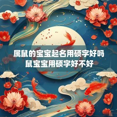 属鼠的宝宝起名用硕字好吗 鼠宝宝用硕字好不好