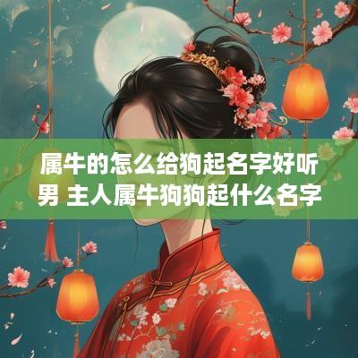 属牛的怎么给狗起名字好听男 主人属牛狗狗起什么名字