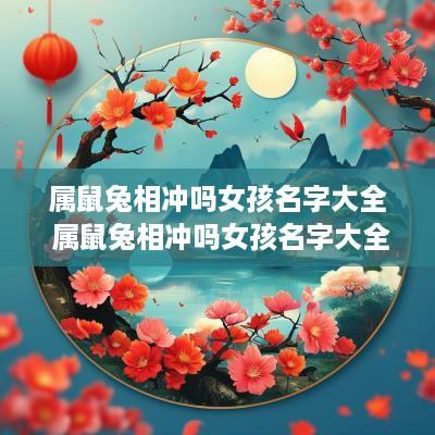 属鼠兔相冲吗女孩名字大全 属鼠兔相冲吗女孩名字大全集