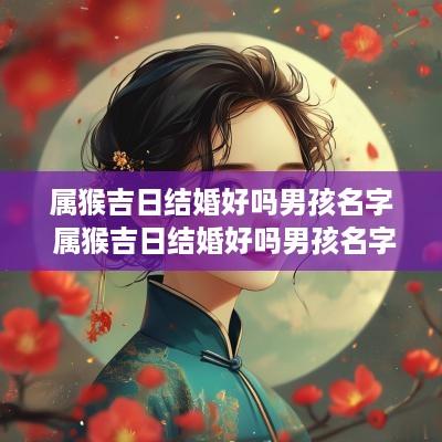 属猴吉日结婚好吗男孩名字 属猴吉日结婚好吗男孩名字叫什么