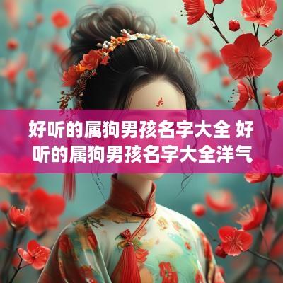 好听的属狗男孩名字大全 好听的属狗男孩名字大全洋气