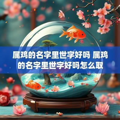 属鸡的名字里世字好吗 属鸡的名字里世字好吗怎么取