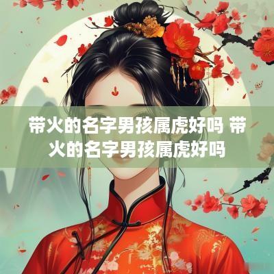 带火的名字男孩属虎好吗 带火的名字男孩属虎好吗