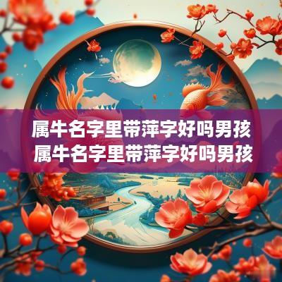 属牛名字里带萍字好吗男孩 属牛名字里带萍字好吗男孩子